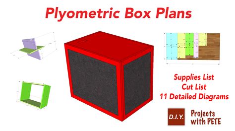 metal plyo box dimensions|12x16x20 plyo box plans.